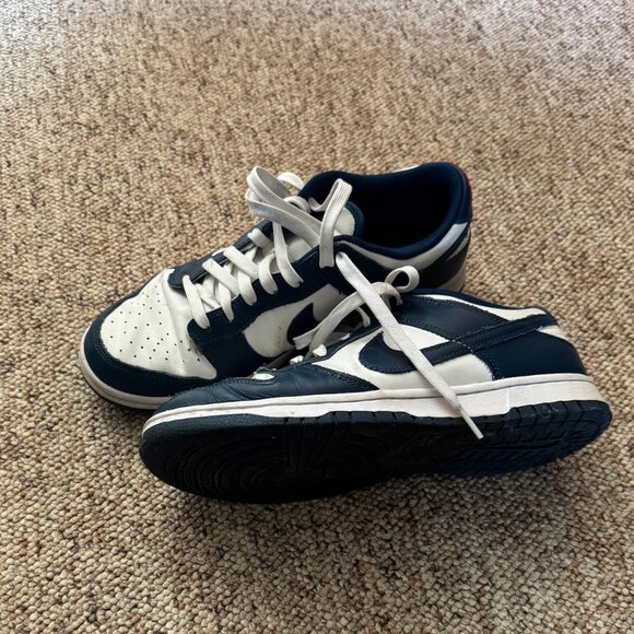 Nike Dunks Navy Blue White - Mens Size 10 - Picture 2 of 6